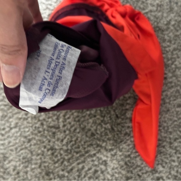 Zimmermann Purple Color blocked Bikini Bottom High Cut & High Waist 4-6 Lycra - Picture 6 of 9